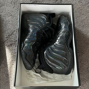 Nike Black and Iridescent Sneakers